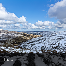 Image thumbnail from landscape photography print: Thaw