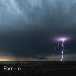 Image thumbnail from storm photography print: Farnam