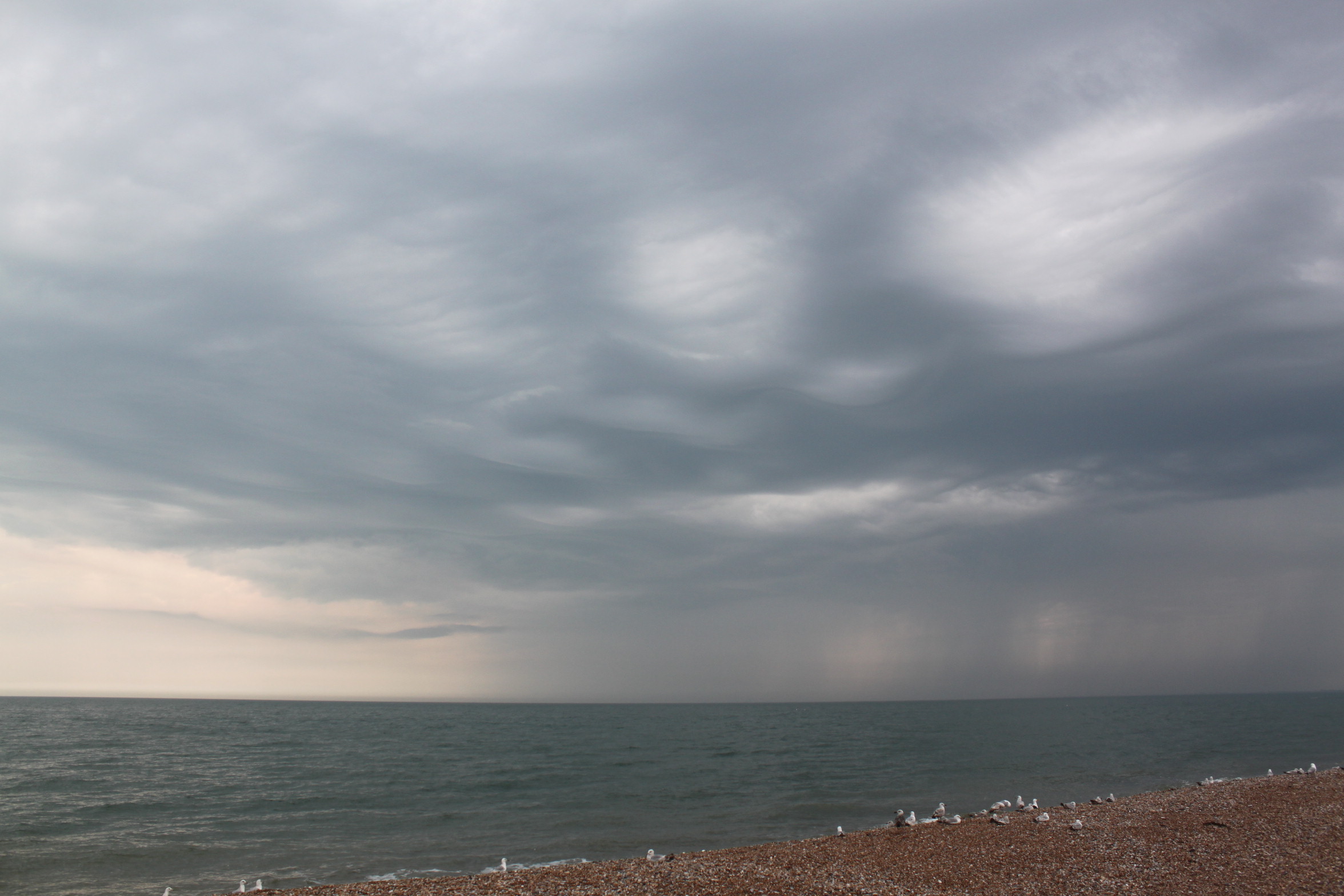 Elevated storm base near Hastings, East Sussex